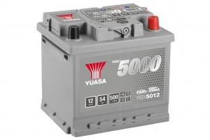 Akumulator YUASA (5000) 12V 54Ah D+