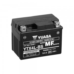 Akumulator YUASA YTX4L-BS 12V 3Ah D+ + elektrolit