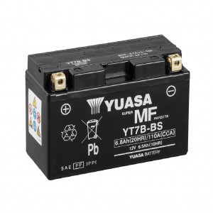 Akumulator YUASA YT7B-BS 12V 6,5Ah L+ + elektrolit