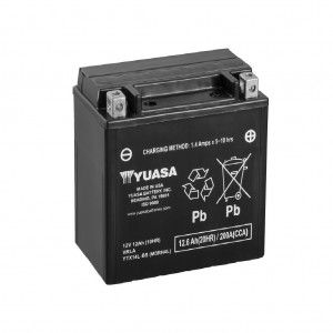 Akumulator YUASA YTX14L-BS 12V 12Ah D+ + elektrolit